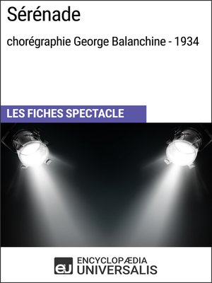 cover image of Sérénade (chorégraphie George Balanchine--1934)